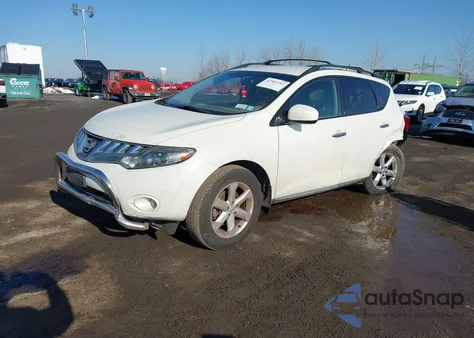 2009 Nissan Murano Sl from USA, damaged, VIN JN8AZ18W19W102897